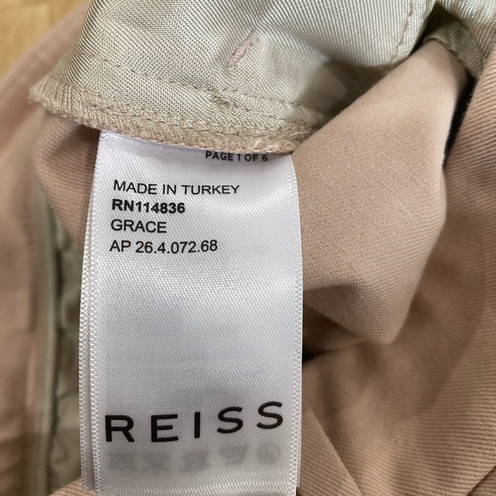 REISS Grâce wise leg trousers size 34 - Picture 6 of 6